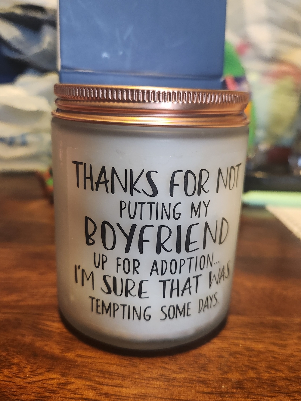 Funny Candle Future Mother In Law Gift. 100% Soy Lavender